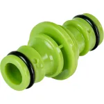 Niplu dublu pentru furtun 1/2"-1/2", conexiune rapida, Top Garden