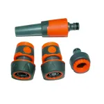 Set pistol de stropit multifuncțional ABS cu adaptor și 2 mufe, 4 piese