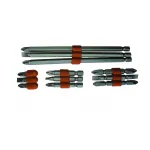 Set biți șurubelniță cu 2 capete, 12 piese, oțel CR-V, Gadget
