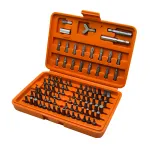 Set biti pentru insurubare 100 piese din otel CrV cu prelungitor Gadget