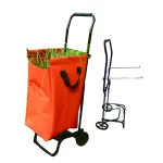 Coș de grădină pliabil cu roți TopGarden 360x400x1000 mm