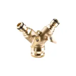 Conector 2 cai din alama cu filet interior 3/4" x 1/2" Top Garden
