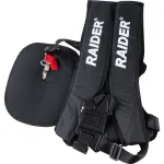 Ham negru cu barete late pentru umeri și burete moale antivi