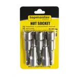 Set 5 biti cu tubulara 8x65 mm Top Master Pro pentru insurubare