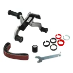 Adaptor triunghiular cu banda abraziva pentru polizor unghiular 125 mm