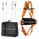 Kit pentru lucrul la inaltime cu ham P 05, centura de siguranta 2 m, amortizor, geanta, M-XL, NEO GartenVIP DiyLine