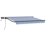 Cadru manual de marchiză cu LED-uri 3,5 x 2,5 m GartenMobel Dekor