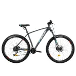 Bicicletă MTB Afisport M5 29 inch, mărimea L, gri, cadru aluminiu
