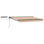 Cort electric retractabil 3,5 x 2,5 m Poliester cu Acoperire PU GartenMobel Dekor