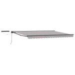 Cort electric retractabil Gri deschis și antracit 4 × 3,5 m GartenMobel Dekor