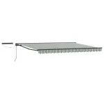 Cort electric retractabil Verde, Alb, Antracit 4,5 × 3 m GartenMobel Dekor