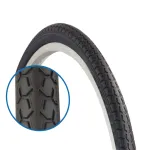 Anvelopa bicicleta Colinelli ZY-008 27 x 1-3/8 inch, neagra, oras/sosea