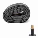 Camera bicicleta Colinelli 20x1.75-2.125 inch cu valva Auto AV35, Butyl