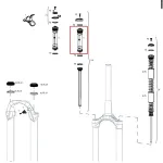 Cartus compresie furca RockShox XC30 B3-B4 2018-2020 / Judy TK B1