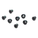 Set șuruburi pentru foaie angrenaj din aluminiu, negru, 4x2