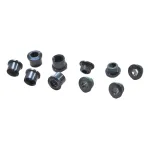 Set șuruburi foi angrenaj duble 5 brațe din aluminiu, negru
