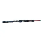 Arc cu tija RockShox Sektor 130 mm x-Soft, argintiu, pentru service