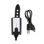 Far fata bicicleta FalconEye 3W, reincarcabil USB, negru