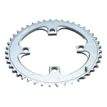 Foaie angrenaj MTB 44T V4G2 104 din aluminiu, argintiu-gri