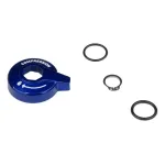 Buton reglaj compresie RockShox din aluminiu, albastru, cu circlip