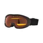 Ochelari de schi Ripe negri cu protecție UV și lentilă anti-aburire