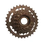 Pinioane bicicleta filetate Power Cycle 14-32T, 7 viteze, maro