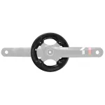 Protecție angrenaj SRAM X01 All-Mountain 38T BCD94 carbon, negru