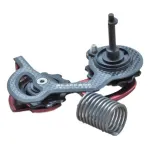 Kit cușcă schimbător spate X0 din carbon, short, roșu
