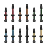 Set 2 valve tubeless WTB TCS Presta FV 34 mm din aluminiu, rosu