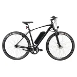 Bicicletă electrică Devron 28173, 28 inch, XL, autonomie 60 km, negru mat