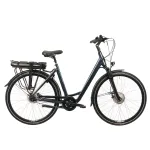 Bicicletă electrică Corwin 28 inch, cadru 530 mm, frâne hidraulice, gri lucios