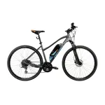 Bicicletă electrică Devron 28162, 28 inch, mărime L, gri mat