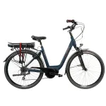 Bicicletă electrică urbană Devron 28414, 28 inch, 460 mm, albastru