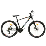 Bicicletă MTB DHS 2605, 26 inch, mărimea M, negru/roșu