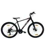 Bicicletă MTB DHS 2605, 26 inch, mărimea M, negru/violet