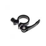 Colier pentru tijă de șa bicicletă DHS 31.8 mm, negru, cu prindere rapidă QR
