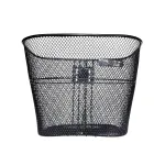 Cos fata bicicleta DHS metalic, negru, cu accesorii de prindere incluse