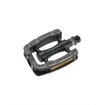 Pedale bicicleta Marwi SP-823 din aluminiu, cu reflectorizante, negre