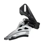 Schimbator fata Shimano Deore 2x10 viteze 36T Direct Mount, argintiu