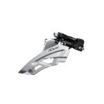 Schimbator fata Shimano Alivio 3x9 viteze Side Swing Front Pull argintiu