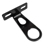 Suport coș bicicletă cu prindere față, metalic, negru, 25.4 x 3 x 75 mm