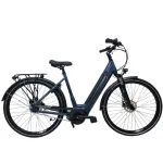 Bicicletă electrică Corwin 28 inch, motor central, XL, albastru