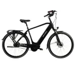 Bicicletă electrică Devron 28427, 28 inch, mărime L, negru, frâne pe disc