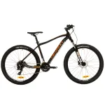 Bicicletă MTB Devron Riddle RM1.7 2025, 27.5 inch, mărimea S, negru