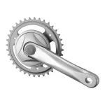 Angrenaj bicicleta 42T cu brat 170 mm, negru, compatibil lant 3/32