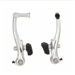 Frana fata V-Brake Shimano 110 mm cu saboti 60 mm, argintiu