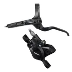 Frana fata hidraulica pe disc Shimano BL-M4100/BR-MT410, 1000 mm, negru