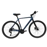 Bicicletă gravel bărbați 28 inch, mărimea L, albastru-negru