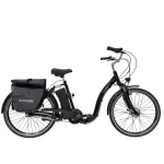 Bicicletă electrică de oraș Prophete 52382, 26 inch, mărimea S, negru