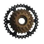 Pinion bicicleta 7 viteze Shimano KFW-774-C 14-34T MegaRange negru